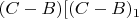 $(C-B) [(C-B)_1