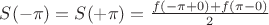 $S(-\pi) = S(+\pi) = \frac{f(-\pi+0)+f(\pi-0)}{2}$