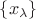 $\{ x_{\lambda} \} $