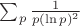 $ \sum_p \frac{1}{p (\ln p)^2} $ $ \sum_p \frac{1}{p (\ln p)^2} $