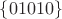 $\left\lbrace 01010 \right\rbrace$