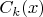 $C_k(x)$