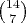 ${14\choose 7}$