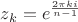 $z_k=e^{\frac{2\pi ki}{n-1}}$