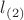 $l_{(2)}$