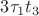 $3\tau_1t_3$
