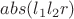 $abs(l_1l_2r)$