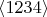 \def\adef#1#2{\def#1{\langle {#2}\rangle}}\adef\q{1234}$\q$