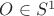 $O\in S^1$