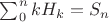 $\sum_0^n kH_k = S_n  $