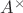 $A^{\times}$