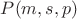 $P(m,s,p)$