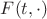 $F(t,\cdot)$