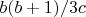 $b(b+1)/3c$