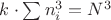$k\cdot \sum n_i^3=N^3$ $k\cdot \sum n_i^3=N^3$