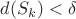 $d(S_k)<\delta$ $d(S_k)<\delta$