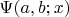 $\Psi(a,b;x)$