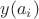 $y(a_i)$