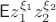$\mathsf Ez_1^{\xi_1}z_2^{\xi_2}$