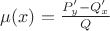 $\mu(x)=\frac{P_y'-Q_x'}{Q}$