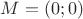 $M = (0; 0)$