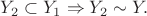 $Y_2 \subset Y_1 \Rightarrow Y_2 \sim Y.$