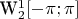 W^1_2[-\pi; \pi]