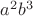 $a^2b^3$