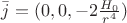 $\bar{j} = (0,0,-2 \frac {H_0}{r^4})$