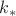 $k_{*}$