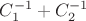 $C_1^{-1}+C_2^{-1}$