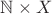 $\mathbb{N}\times X$