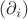 $(\partial_i)$
