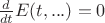 $\frac{d}{dt}E(t,...)=0$