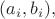 $(a_i,b_i),$