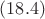 $\eqno(18.4)$