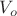 $V_{o}$