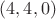 $(4,4,0)$