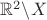 $\mathbb R ^2\backslash X$