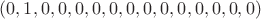 $(0,1,0,0,0,0,0,0,0,0,0,0,0,0,0)$
