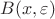 $B(x,\varepsilon)$