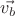 $\vec{v_b}$