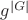 $g^{|G|}$