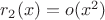 $r_2(x)=o(x^2)$