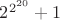$2^{2^{20}}+1$