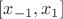 $[x_{-1} ,x_1]$