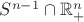 $S^{n-1} \cap \mathbb{R}^{n}_{+}$