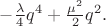 $-\tfrac{\lambda}{4}q^4+\tfrac{\mu^2}{2}q^2.$