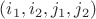 $(i_1,i_2,j_1,j_2)$