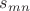 $s_{mn}$